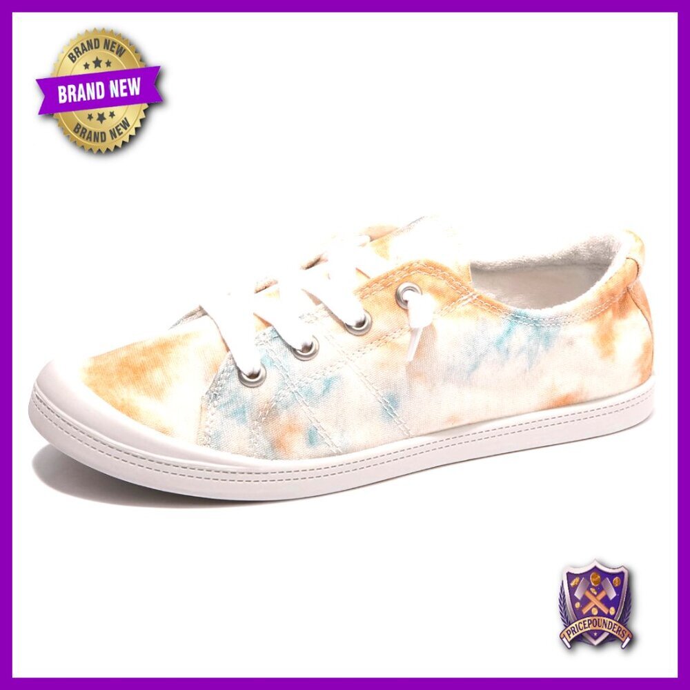 Women's Slip-On Canvas Sneakers, Comfort Walking Shoes with Non-Slip Sole